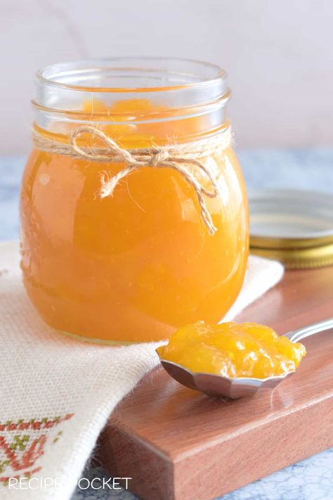 Mango jam | Recipe Pocket Mango Jam Recipe, Homemade Fig Jam, Mango Chutney Recipe, Mango Jelly, Mango Jam, Mango Pulp, Jam Recipe, Fig Jam, How To Make Jam