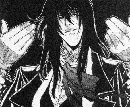 hellsing, manga, and alucard image Hellsing Alucard Manga, Alucard Manga, Hellsing Anime, Hellsing Ultimate Anime, Alucard Hellsing, Real Vampires, Hellsing Ultimate, Hellsing Alucard, Colored Manga