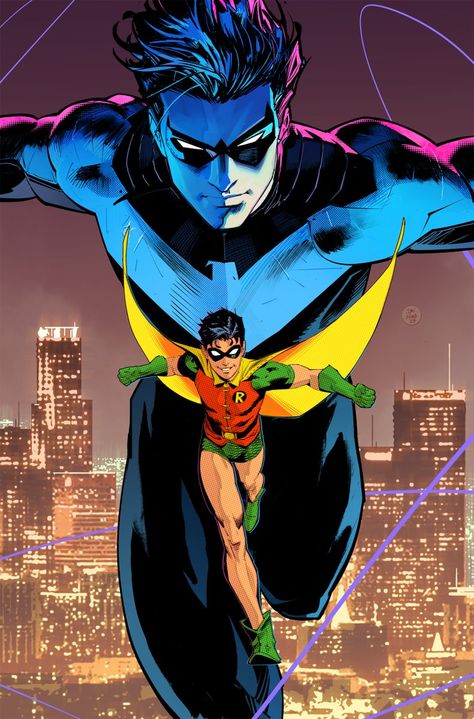 Dan Mora on X: "Nightwing #113 variant cover https://t.co/l246wvzvxk" / X Villain Wallpaper, Nightwing Art, Dan Mora, Robin The Boy Wonder, Dc Comics Wallpaper, Arte Dc Comics, Batman Comic Art, Batman Universe, Batman And Robin