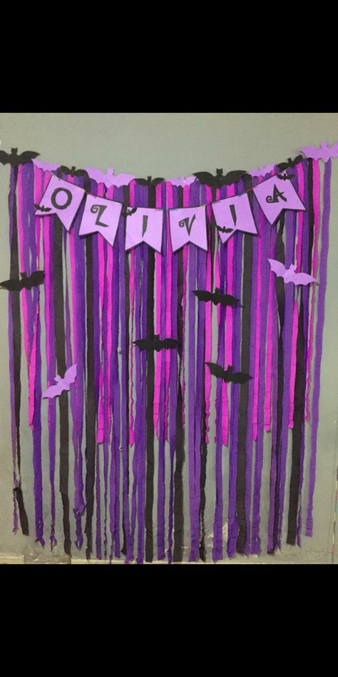 Wednesday Birthday Party Ideas Diy, Diy Wednesday Addams Party Decor, Wednesday Addams Birthday Party Decorations, Vampirina Birthday Party Ideas, Addams Family Theme Party, Vampirina Birthday Party, Vampirina Party, Vampirina Birthday, Wednesday Birthday