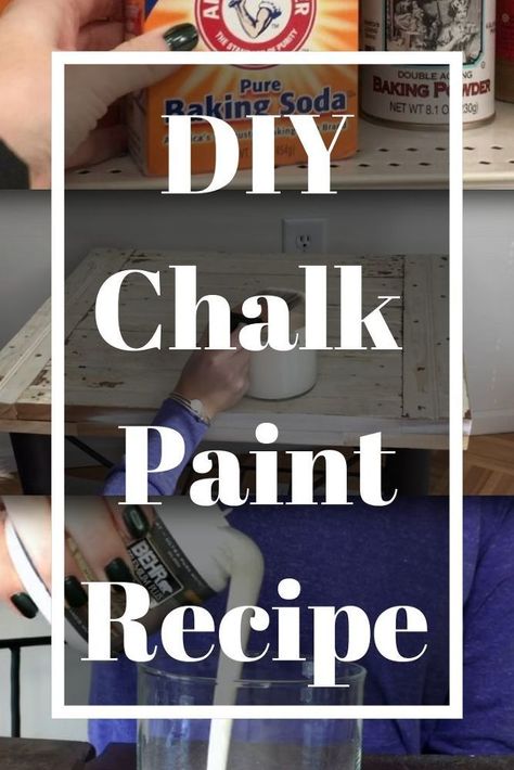 Chalk Paint Recipe Baking Soda, Furniture Chalk Paint, Diy Chalkboard Paint, Diy Chalk Paint Recipe, Dresser Makeovers, French Linens, End Table Makeover, Hometalk Diy, Painting Hacks