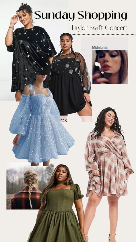 Taylor Swift Concert Outfit Ideas | The Eras Tour Outfit Inspo | Concert Outfit Inspo | Taylor Swift Concert | Cute Concert Ideas | Concert Aesthetic | Midsize Style Concert Outfits | Plus Size Outfit Ideas | Curvy Girl Fashion | Plus Size Fashion | ASOS Haul | ASOS Haul | Alex Schin Blogs Concert Outfits Plus Size, Concert Outfit Ideas Plus Size, Plus Size Autumn Outfits, Plus Size Concert Outfit, Outfit Inspo Concert, Outfit Ideas Curvy, Plus Size Office Wear, Concert Outfit Plus Size, Taylor Swift Concert Outfit Ideas