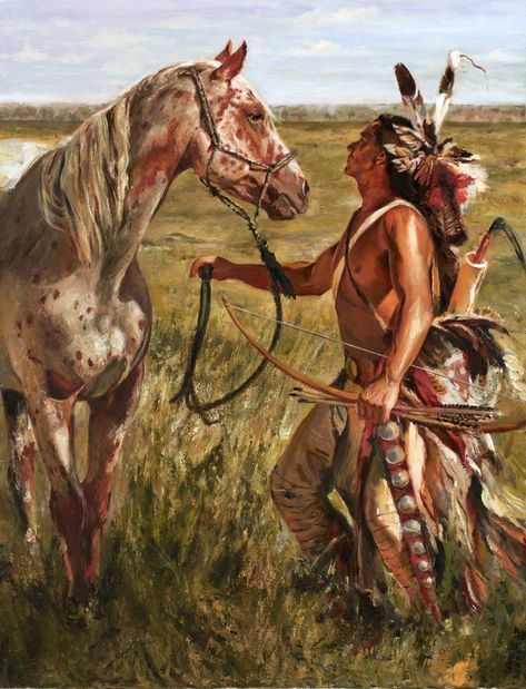 Howard Terpning, David Mann Art, American Indian Artwork, Cowboy Artists, Indian Artwork, Native American Paintings, Western Artwork, Native American Warrior, Native American Images