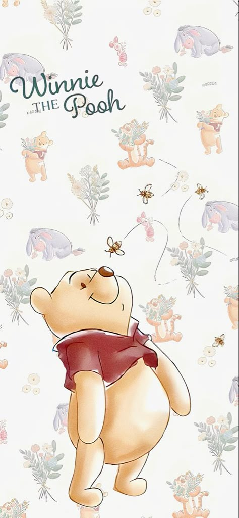 Wallpaper Pooh, Pooh Background, Winnie The Pooh Background, Winnie The Pooh Drawing, Piglet Eeyore, Pooh Pictures, Disney Characters Wallpaper, Winnie The Pooh Pictures, Winnie The Pooh Birthday