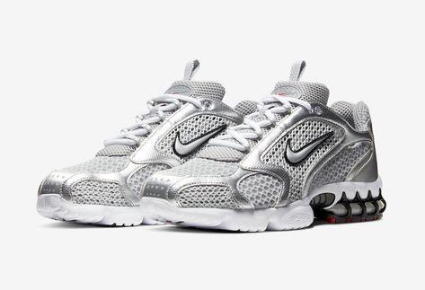 Nike Air Zoom Spiridon, Early 2000s Style, Trendy Shoes Sneakers, Pretty Shoes Sneakers, Baskets Nike, Cute Sneakers, Nike Dunk High, Futuristic Fashion, Swag Shoes