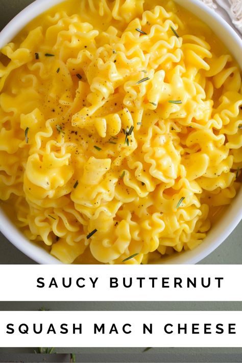 Butternut Squash Mac N Cheese, Squash Mac And Cheese, Butternut Squash Mac, Butternut Squash Mac And Cheese, Butternut Squash Cubes, Butternut Squash Pasta, Squash Pasta, Easy Autumn Recipes, Going Vegetarian