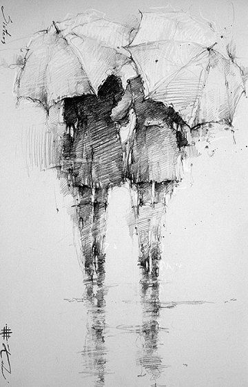 Andre Kohn, Drawing Series, Charcoal Drawings, Little Miss Sunshine, 흑백 그림, Charcoal Art, 인물 드로잉, Beauty Illustration, Ink Drawings