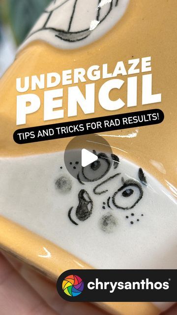 Sarah Enid Connor on Instagram: "It’s true, not all Underglaze pencils work the same! We all hate them horrible chalkboard scrape and squeal sounds that we associate with UG Pencils but would you believe… if you follow my advice, you won’t get that with @chrysanthoscolor UG Pencils! ITS TRUE!! I even left the sound on in this video to prove it! 

Another cool thing about Chrysanthos UG Pencils is that they are one of the FEW on the market that are Lead Free - I know you expect ALL UG Pencils to be lead free since we use them on KITCHENWARE… yeah, not so. BUT @Chrysanthos ones are!! 
Tony takes good care of us ❤️ 

If anyone has any other tips and tricks they love for using Underglaze Pencils, leave your advice in the comments section below so we can all learn from your GENIUS BRAIN! 

Than Underglaze Pencil, Prove It, The Sound, Surface Design, Tips And Tricks, Chalkboard, Brain, Glaze, Sound