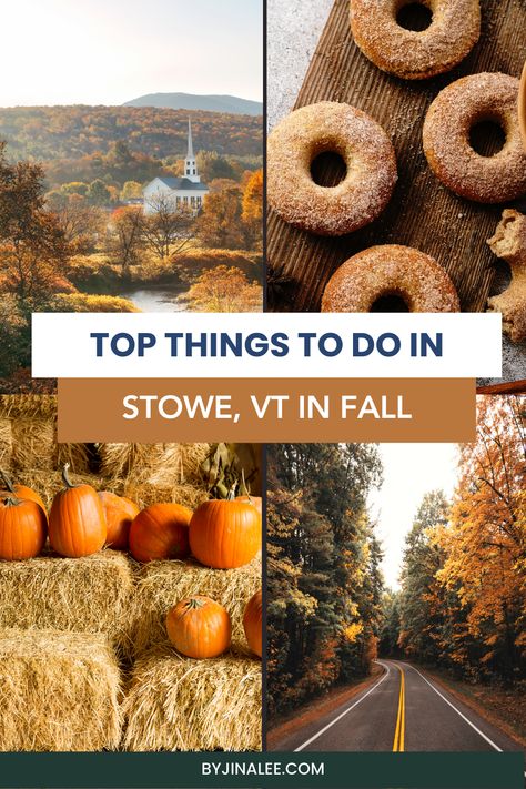 October is an amazing time to visit Stowe, Vermont. From scenic viewpoints to cozy activities, this guide covers the top things to do and see. Get ready to experience the beauty and charm of this iconic New England town during the fall season. Things To Do In Stowe Vermont, Route 100 Vermont Fall, Vermont Things To Do In Fall, Stowe Vermont Fall, Vermont In The Fall, Cozy Activities, Fall Destinations, New England Town, England Town