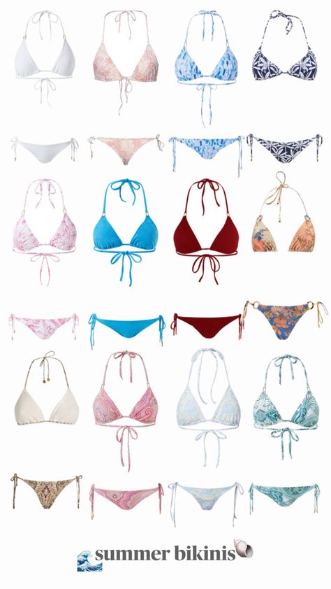 summer, summer outfit, summer outfit inspo, summer bikinis, bikini, bikini wish list, summer mood board, colourful bikinis, summer aesthetic, coastal, coastal bikini, swim suits, swimming Summer Mood Board, Swedish Clothing, Cute Summer Fits, Aesthetic Coastal, Outfit Inspo Summer, Casual Preppy Outfits, Summer Mood, Cute Bathing Suits, Trendy Summer Outfits