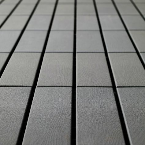 RUNNEN Decking, outdoor, gray - IKEA Floor Decking Outdoor, Ikea Runnen, Decking Outdoor, Beige Floor, Laying Decking, Camper Hacks, Pergola Canopy, Brick Exterior House, Patio Flooring