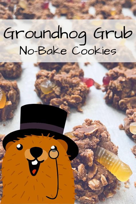 Groundhog Day Themed Food, Groundhog Day Snacks For Kids, Groundhogs Day Snack, Ground Hog Day Snacks For Kids, Groundhog Day Treats, Groundhog Day Cookies, Groundhog Day Party For Adults, Groundhog Day Snacks, Groundhog Day Party