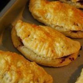 These are Scottish pasties traditionally filled with seasoned lamb, but you could use the meat of your choice, whatever you prefer. They are a meal in themselves! Recipe & photo: allrecipes.com Bridies Recipe, Pies Savory, Scottish Dishes, Pasties Recipes, Hp Sauce, British Foods, Cornish Pasties, Scottish Food, English Recipes