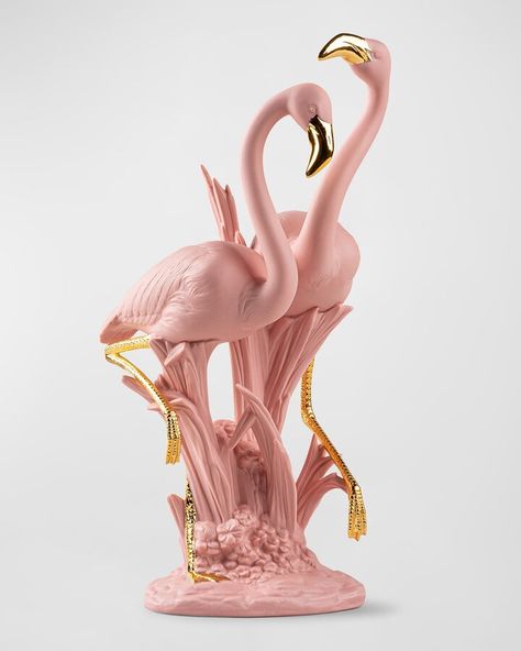 Flamingos Sculpture Flamingo Sculpture, Flamingo Room, Fun Objects, Princess Decor, Love Sculpture, Flamingo Pictures, Glass Wear, Acrylic Sculpture, Console Entryway