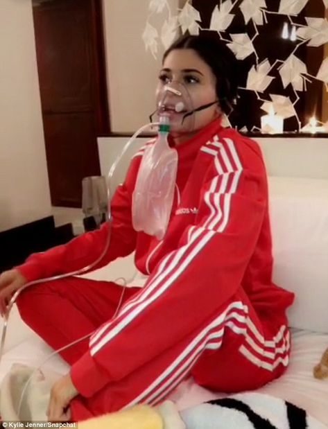 Kylie Jenner, A Woman, Bed, Red, White