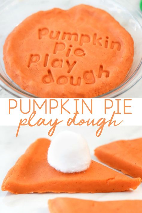 Pumpkin Pie Playdough, Easy Homemade Playdough Recipe, Scented Playdough, Kids Chore Charts, Classic Fall Desserts, Homemade Playdough Recipe, Homemade Pumpkin Spice, Easy Pumpkin Pie, Preschool Fall