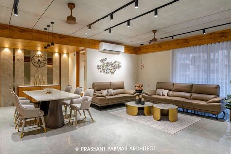 Prashant Parmar, Architecture Design Competition, Modern Contemporary Homes, Studios Architecture, Best Architects, Design Competitions, Spacious Living Room, Apartment Interior, Interior Design Firms