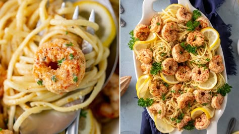 Bourbon Mushrooms, Cajun Shrimp Scampi, Classic Shrimp Scampi, Creamy Cajun Shrimp, Creamy Shrimp Pasta, Enchilada Ingredients, Shrimp Scampi Recipe, Foods To Cook, Scampi Recipe