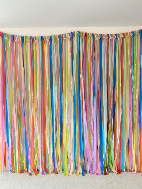 Rainbow Backdrop/ Bridal Shower / Colorful Fringes Backdrop for Birthday/wedding Fringes/ Sprinkls Backdrop/ Sprinkles Backdrop - Etsy Sprinkles Backdrop, Muted Rainbow Wedding, Rainbow Backdrop, Backdrop For Birthday, Bridal Shower Inspo, Muted Rainbow, Fringe Backdrops, Diy Rainbow, Rainbow Wedding