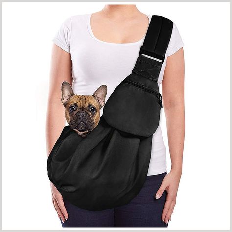 Lukovee Pet Sling, Hand Free Dog Sling Carrier Adjustable Padded Strap Tote Bag Breathable Cat Sling, Puppy Bag, Puppy Backpack, Dog Carrier Sling, Pet Sling, Dog Sling, Dog Purse, Pet Carrier Bag, Sling Carrier