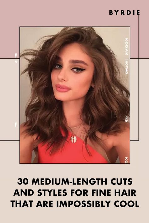 30 Medium-Length Cuts and Styles For Fine Hair That Are Impossibly Cool Fine Haircuts Medium, Fine Haircuts, Fine Hair Tips, Styles For Fine Hair, Haircuts Medium, Medium Length Haircuts, Layering Ideas, Haircuts For Women Over 50, Hairstyles For Fine Hair