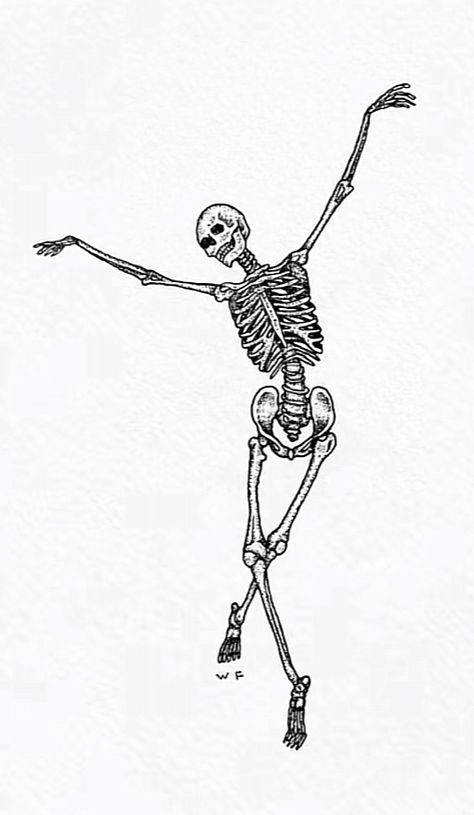 Dead Tattoo, Skeleton Artwork, Skeleton Drawings, Frida Art, Arte Indie, Skeleton Tattoos, Dancing Skeleton, Skeleton Art, Next Tattoo