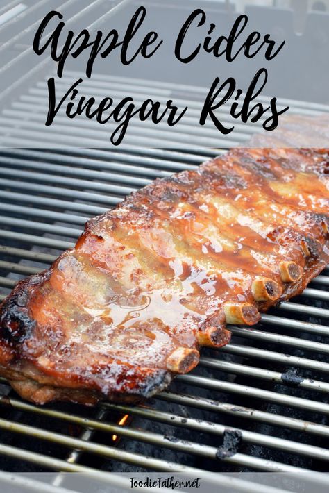 Apple Cider Vinegar Ribs Dinner Recipe Foodie Father Ribs With Apple Cider Vinegar, Bbq Ribs In Oven, Pork Rib Marinade, Crockpot Pork Ribs, Apple Cider Vinager, Oven Pork Ribs, Apple Cidar Vinegar, Bbq Meats, Ribs Recipes