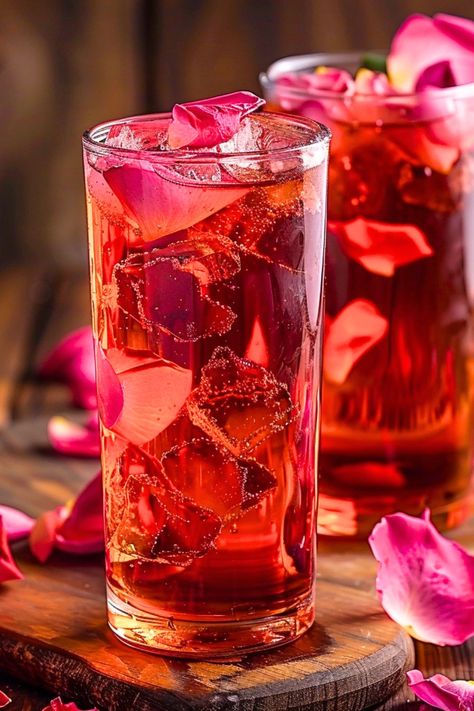 Trending Drinks, Rose Drinks, Green Tea With Milk, Jasmine Milk Tea Recipe, Rose Petal Tea, Moroccan Mint Tea Recipe, Healthy Teas Recipes, Milk Thistle Tea, Mint Tea Recipe