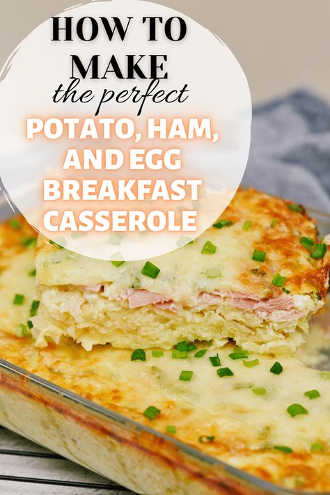 Breakfast Casserole Ham Potatoes, Ham Eggs Potato Casserole, Ham Potato Egg Breakfast Casserole, Ham Potato Egg Casserole, Egg Potatoe Casserole, Ham Egg And Potato Breakfast Casserole, Egg And Ham Casserole Recipes, Ham Egg Potato Casserole, Ham Egg Potato And Cheese Casserole