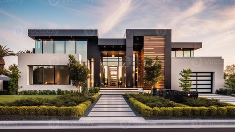 3d modern luxury real estate house for sale and rent , luxury property concept, Two Houses One Property, Modern Mansion Design, Luxury Homes Plans, Minimalist Villa, Modern Luxury Villa, New York Mansion, House Structure Design, Modern Luxury Home, Luxury Villa Design