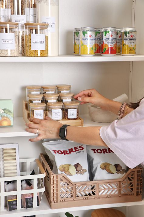 Organise your pantry with Not A Boring Box Fancy Pantry, Ash Colour, Chilli Seeds, Pantry Organisation, Pantry Boxes, Pantry Ideas, Home Storage Solutions, Home Organisation, Food Board