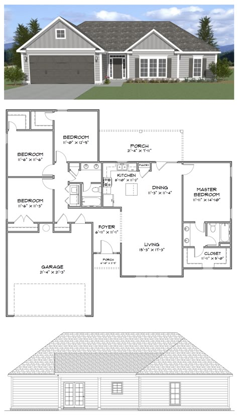 Plan SC1647 : ($800) 4 bedroom 2 bath home with 1648 of heated square feet. This home plan is available for purchase online along with many others at stevecoxinc.net. Contact us today to modify this plan. Houses Plans 4 Bedroom, House Plans 2 Bedroom 2 Bath, 4 Bed 2 Bath Floor Plans Open Concept, Two Bedroom House Design Plans, 1 Floor 4 Bedroom House Plans, 4 Bedroom 2 Bath House Plans Single Story, 4 Bedroom Home Floor Plans One Level, 4 Bedroom 2 Bath House Plans, 4 Bedroom House Plans Open Floor Simple