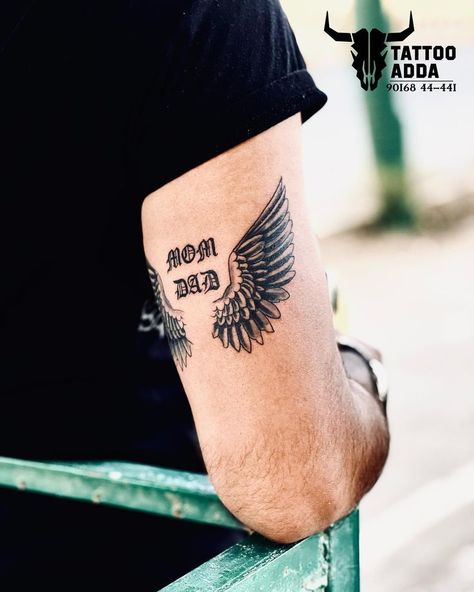 Tatuagem Masculina Pequena, Minimalist Tattoo Ideas, Best Casual Shirts, Cross Tattoo For Men, Eagle Tattoos, Hand Tattoos For Guys, Wings Tattoo, Cross Tattoo, Name Tattoo