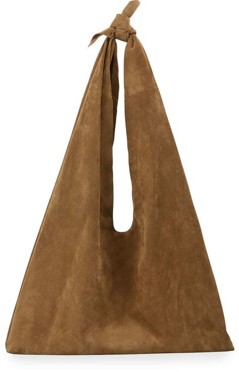 The Row Bindle, Bindle Bag, Suede Hobo Bag, The Row Bag, Large Hobo Bag, Lily Aldridge, Mary Kate Olsen, Mini Studs, Huntington Whiteley