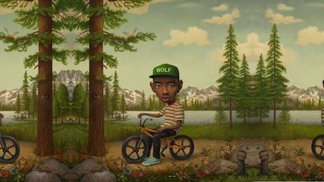 Wolf Tyler The Creator Album Cover, Tyler Creator, Tyler The Creator Outfits, Wolf Album, Tyler The Creator Wallpaper, Mark Ryden, Laptop Wallpaper Desktop Wallpapers, Computer Wallpaper Desktop Wallpapers, Cute Laptop Wallpaper