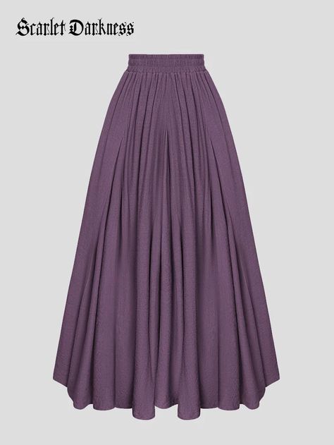 Big promotion for you when buying Women Renaissance Swing Skirt Elastic Flared Maxi Skirt today. One of the best selling Skirts in the market. Limited number of products. Hurry up! Modest Girly Outfits, Hijab Fashion Summer, Flare Maxi Skirt, Big Promotion, Purple Skirt, Stylish Work Outfits, Summer Skirts, Girly Outfits, Fashion Summer