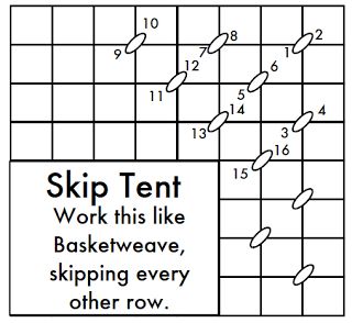 http://needlepointstudyhall.blogspot.com/2011/10/skip-tent-stitch-is-awesome-stitch.html Needlework Stitches, Study Hall, True Confessions, Tent Stitch, Basketweave Stitch, Bead Tips, Needlepoint Stitch, Needlepoint Stitches, Love Stitch