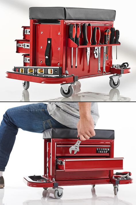 Tool Boxes On Wheels, Diy Tool Roll, Tool Box Rolling, Mechanic Wooden Tool Box, Studley Tool Chest, Toolbox Ideas, Tool Trolley, United Wallpaper, Wooden Tool Boxes