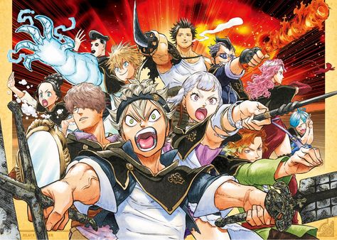 Black Clover Wiki | FANDOM powered by Wikia Black Bulls, Clover Manga, Best Wallpaper Hd, Manga English, Black Clover Manga, Black Bull, Black Clover Anime, Manga Artist, Manga Covers