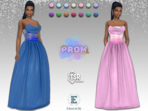 Mock Neck Tshirt, Sims Games, Blue Dress Formal, Prom Dresses Sleeveless, Female Clothing, Sims 4 Clothing, Maxis Match, The Sims Resource, Sims 4 Mods