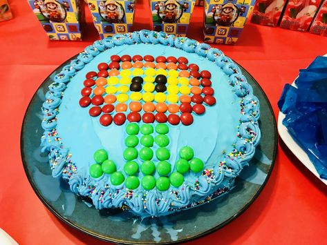 Fire Flower Birthday cake Flower Birthday Cake, Mario Birthday Cake, Kid Birthday Ideas, Super Mario Kart, Super Mario Birthday Party, Birthday Cake With Flowers, Mario Birthday Party, Super Mario Birthday, Super Mario Party