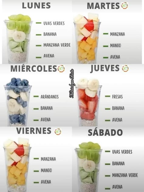 Ideas Desayunos Saludables, Healthy Drinks Smoothies, Natural Drinks, Juicing For Health, Healthy Lifestyle Food, Water Recipes, Fruit Smoothie Recipes, Healthy Juices, Fruit Smoothies