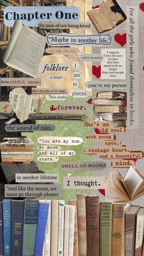 i have a small obsession with books #moodboard #vintage #collage #aesthetic #shuffles #bookaesthetic #books #reading Books Moodboard, Vintage Collage Aesthetic, Aesthetic Shuffles, You Are The Sun, Maybe In Another Life, The Bell Jar, Sound Of Rain, Vintage Collage, In Another Life