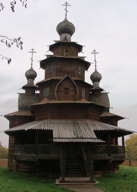 Wooden Churches, Cathedral Design, Wooden Church, Byzantine Architecture, Wooden Architecture, Russian Architecture, Unusual Buildings, Sacred Architecture, Architectural Section