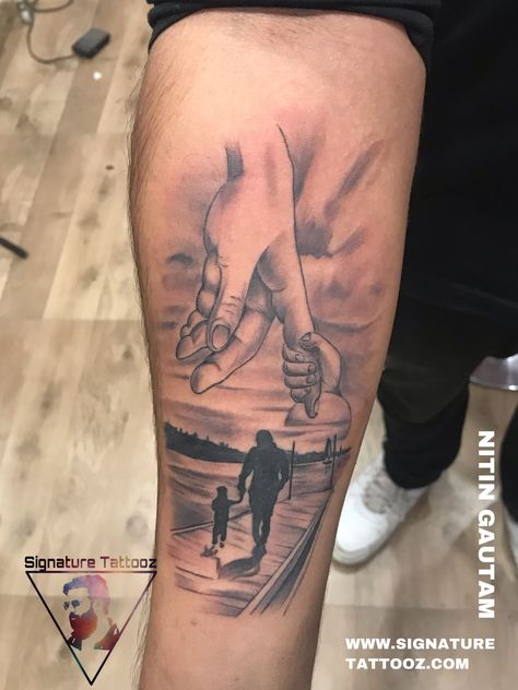 Rip Papa Tattoos, Dad Son Tattoo, Baby Tattoo For Dads, Rip Tattoos For Dad, Rip Dad, Son Tattoo, Meaningful Tattoo Quotes, Water Tattoo, Android Wallpaper Art