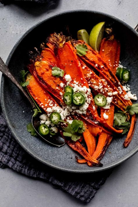 Mexican Carrots Recipe Oven Roasted Carrots, Taco Side Dishes, Carrots Side Dish, Best Sides, Easy Mashed Potatoes, Roasted Vegetable Recipes, Street Corn, Mashed Cauliflower, Best Side Dishes