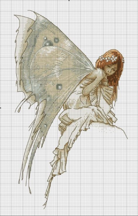 Cross Stitch Fairy, Fantasy Cross Stitch, Cross Stitch Angels, Pola Kristik, Cross Stitch Needles, Cross Stitch Pictures, Needle Arts, Cross Stitch Patterns Free, Free Cross Stitch