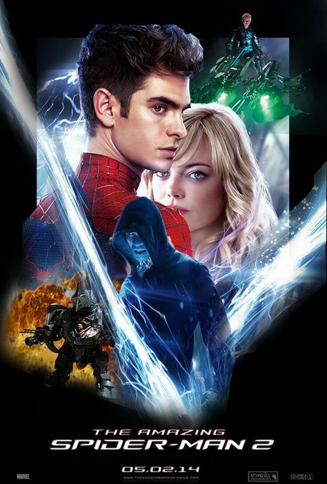 The Amazing Spiderman 2, Spider Man Series, Capcom Vs Snk, Capcom Vs, Marvel Movie Posters, Spiderman 2, Happy 10th Anniversary, Movie Nerd, Spiderman Spider