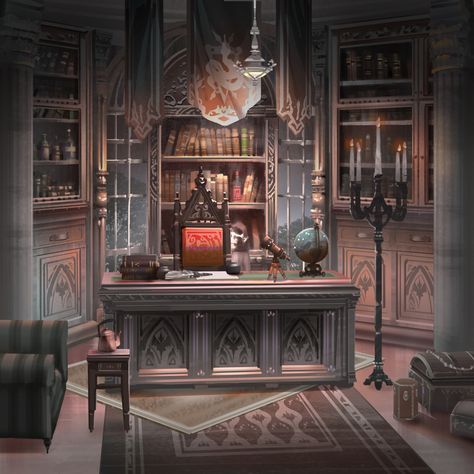 ArtStation - room, serflygod shi Drawing Room Concept, Bohemian Style Inspiration, Building Reference, Interior Concept Art, Project School, Royal Room, Room Concept, House Interior Living Room, Fantasy Wizard