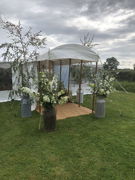 A walkway creates a great entrance to your marquee Wedding Marquee Entrance, Marquee Entrance, Farm Marquee Wedding, Wedding Marquee Entrance Flowers, Marquee Entrance Flowers, Garden Marquee, Marquee Hire, Wedding Entrance, Marquee Wedding